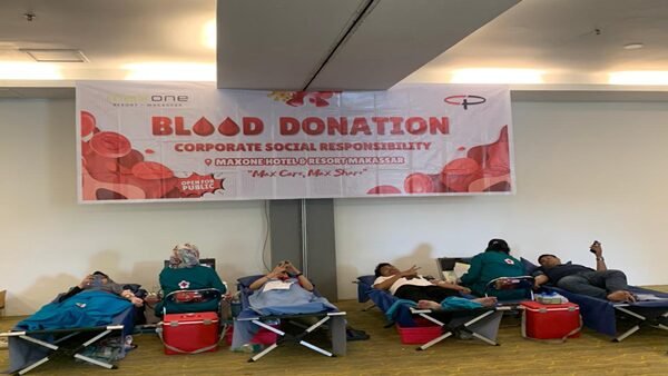 MaxOne Hotel & Resort Makassar Gelar Donor Darah Rutin Bersama Relawan PMI Panakkukang dan PMI Kota Makassar