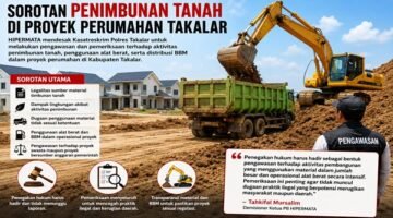 Ilustrasi-Proyek timbunan Perumahan