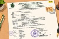 Surat Keterangan Kepemilikan Tanah