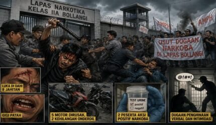 LBH MRI Minta Razia dan Tes Urine Massal di Lapas Bollangi Dilakukan Terbuka