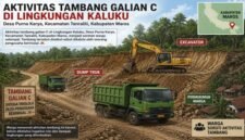 Ilustrasi-Tambang dan Dump Truk