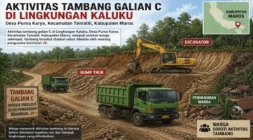 Ilustrasi-Tambang dan Dump Truk