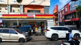 Gerai Alfamart di Jalan Daeng Parani, Depan Gerbang Pelabuhan Nusantara Kota Parepare Beroperasi Tanpa STPW