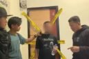 Terduga EB saat berada di kamar hotel di Jalan Sungai Saddang, Makassar, lokasi ditemukannya MH (40), perempuan asal Kepulauan Selayar, yang meninggal dunia.