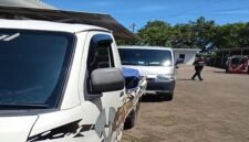 Mobil Pickup yang diamankan Polres Takalar