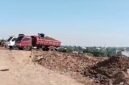 Truck Pengankut Material di Proyek Strategis di TPA