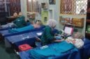 Suasana pelaksanaan donor darah yang digelar Bunda Pustaka SD Negeri Borong bersama PMI Kota Makassar di Perpustakaan SD Negeri Borong, Jumat (26/6/2026).