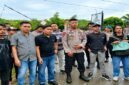 Kapolres Bombana dan Mahasiswa Himpunan Mahasiswa Program Studi Politeknik Bombana