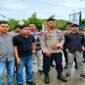 Kapolres Bombana dan Mahasiswa Himpunan Mahasiswa Program Studi Politeknik Bombana