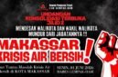Poster Konsolidasi Terbuka Jilid 2 yang disebarkan DPP LSM GEMPAK-HAM sebagai bentuk respons terhadap krisis air bersih yang dikeluhkan warga Kota Makassar.