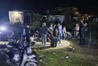 Polsek Manggala mengamankan sekelompok remaja yang kedapatan menggelar pesta ballo dan memutar musik dengan suara keras di area publik saat operasi KRYD, Minggu (7/6/2026) dini hari.