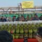 Sejumlah barang bukti berupa tabung LPG subsidi ditampilkan dalam konferensi pers pengungkapan jaringan penyalahgunaan BBM dan LPG subsidi yang digelar Ditreskrimsus Polda Sulsel di Pelabuhan Makassar.
