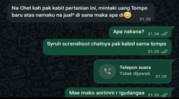 Bukti Percakapan di Whatsapp