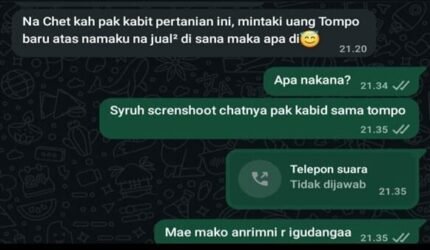 Isu WhatsApp Beredar Luas, Publik Desak Kabid PSP Hentikan Spekulasi dengan Klarifikasi