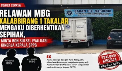 Dipecat Lewat WhatsApp, Relawan MBG Takalar Bongkar Dugaan Bobroknya Tata Kelola SPPG