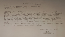 Surat Pernyataan yang di Buat