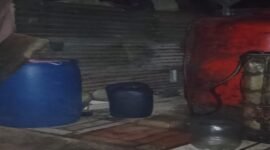 Tampak Isi Dalam Gudang di Dusun Parangcarammeng