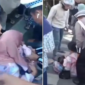 Kondisi di lokasi kecelakaan lalu lintas di perempatan Jalan Ahmad Yani, Watampone, Kabupaten Bone, yang melibatkan mobil yang dikemudikan seorang perwira polisi dengan sepeda motor. Insiden tersebut mengakibatkan seorang balita meninggal dunia. (Foto: Kolase)
