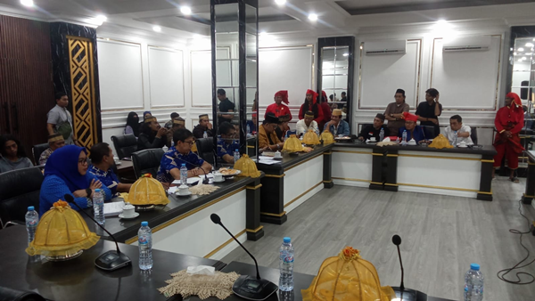 Saat Rapat Dengar Pendapat di DPRD Gowa