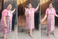 Tangkapan layar video viral yang memperlihatkan perdebatan antara Bu Haji dan seorang ketua RT terkait kebijakan pengelolaan sampah organik di Kota Makassar. (Foto: Kolase)