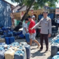 Ratusan jeriken berisi Pertalite dan Solar hasil penimbunan di Kabupaten Bulukumba diamankan aparat kepolisian. (Foto: Ist)