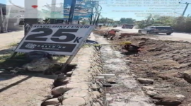 Proyek Jalan drainase di Jalan Poros Pammanjengan Moncong Loe