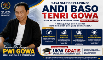 Bursa Ketua PWI Gowa Makin Panas! Andi Baso Tenri Hadir Bawa Jurus UKW Gratis