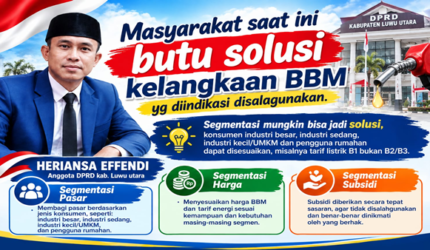 “Jangan Hukum Rakyat!” Heriansa Desak Oknum Penyalahguna BBM Ditindak Tegas