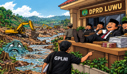 Fungsi Pengawasan DPRD Luwu Disorot, PETI Diduga Rusak Alam