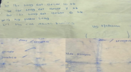 Kwitansi atau Catatan Material