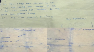 Kwitansi atau Catatan Material