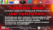 Pemberitahuan Aksi Aliansi Rakyat Takalar