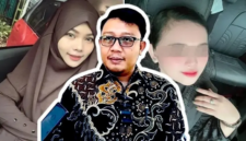 Foto kolase: Owner RA Skincare (kiri), Kuasa Hukum Owner RA Skincare Wawan Nur Rewa (tengah), dan Owner Skincare AHA (kanan).