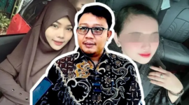 Foto kolase: Owner RA Skincare (kiri), Kuasa Hukum Owner RA Skincare Wawan Nur Rewa (tengah), dan Owner Skincare AHA (kanan).