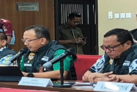 Konferensi pers Kortastipidkor Polri terkait penetapan Bupati Gowa Sitti Husniah Talenrang sebagai tersangka dalam kasus dugaan korupsi PBG dan perizinan lainnya di Mabes Polri, Jumat (25/9/2026). (Tangkapan layar TikTok Kortastipidkor Polri)