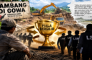 Ilustrasi Oknum LSM dan Tambang di gowa yang di buat Visual AI