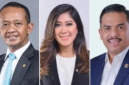 Tiga menteri kabinet yang disorot dan dinilai layak diberi rapor merah oleh Partai Gerindra terkait kinerja serta implementasi kebijakan publik. Menteri ESDM Bahlil Lahadalia (kiri), Menteri Komdigi Meutya Hafid (tengah) dan Menteri UMKM Maman Abdurrahman (kanan). (Foto kolase)