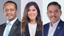 Tiga menteri kabinet yang disorot dan dinilai layak diberi rapor merah oleh Partai Gerindra terkait kinerja serta implementasi kebijakan publik. Menteri ESDM Bahlil Lahadalia (kiri), Menteri Komdigi Meutya Hafid (tengah) dan Menteri UMKM Maman Abdurrahman (kanan). (Foto kolase)