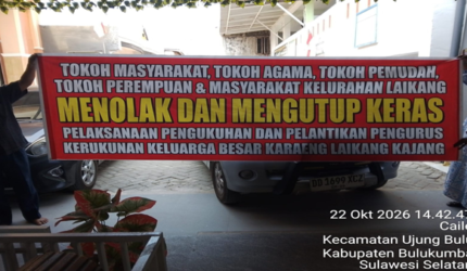Kepengurusan KKB Karaeng Laikang Tak Diakui Sejumlah Warga, Bupati Bulukumba Diminta Turun Tangan