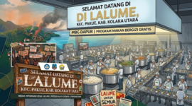 ilustrasi fasilitas dapur Program Makan Bergizi Gratis (MBG) di Desa Lalume, Kecamatan Pakue, Kabupaten Kolaka Utara
