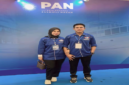 Anggota DPRD Kabupaten Luwu Utara dari Fraksi Partai Amanat Nasional (PAN), Heriansa Effendi dan istri tercinta
