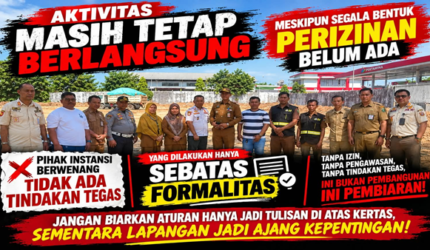 Jangan-Jangan Sidak Hanya Formalitas, Aktivitas Kalabbirang Tetap Menggeliat