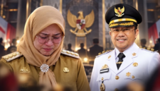 Sitti Husniah Talenrang dan Darmawangsyah Muin menyusul terbitnya SK Kemendagri tentang pemberhentian Bupati Gowa dan penunjukan Darmawangsyah Muin sebagai Plt Bupati Gowa. (Visual AI)